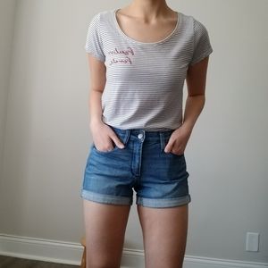 Lucky brand Fearless Female striped t-shirt